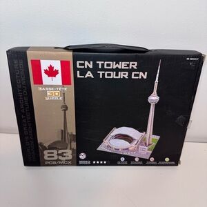 Case-Mate CN Tower 3D Puzzle Set - Black and White
